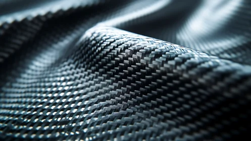 Close-up view shows woven carbon fiber composite texture