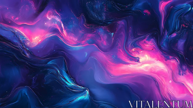 Electric nebula currents flow through deep cosmic blues