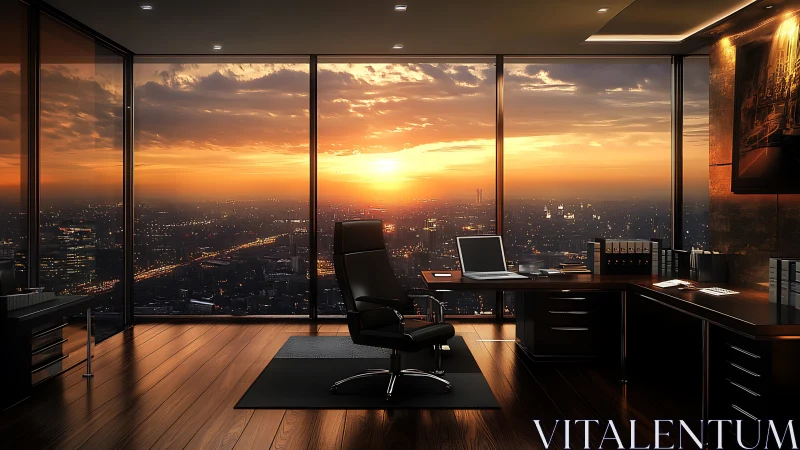 Sunset Command Center: Where Ambition Watches the City Burn Gold.