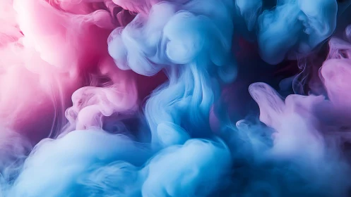 Digital painting of pastel vapor plumes in soft gradient field.