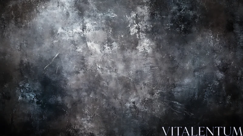 Dark textured grunge wall with mottled gray surface.