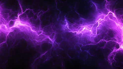 Violet storm currents crackle across a digital night sky.