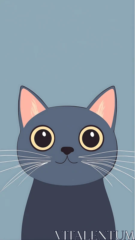 Luminescent Feline: A Gaze That Speaks Volumes.