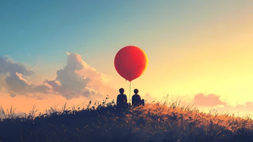 Two Dreamers Chase Crimson Hopes Skyward.