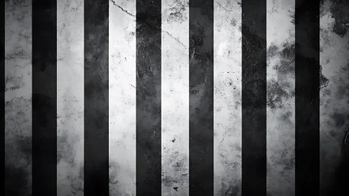 Weathered black and white stripes with urban charm.
