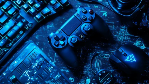 Neon midnight rallies every glowing gaming gadget to battle