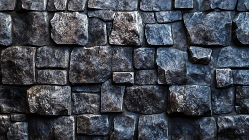 Ashlar Stone Wall Construction: Dimensional Surface Relief.