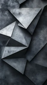Industrial metal triangles unfold in calm geometric rhythm