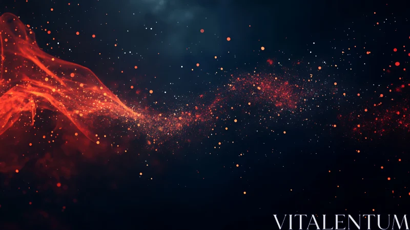 Kinetic Particle Dispersion with Radiant Energy Emission Field.