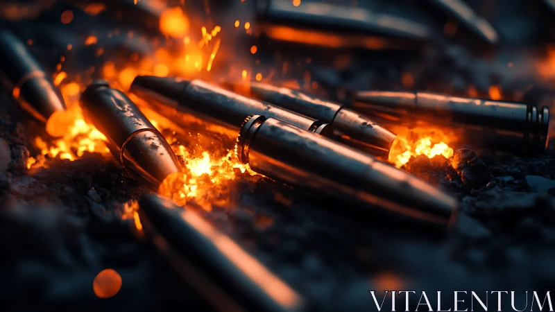 Ammunition Ablaze: Drama and Intensity in Fiery Moments.