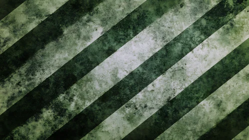 Moss-struck diagonal stripes marching through fogged green.