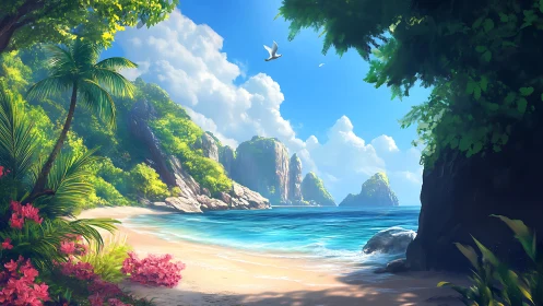 Limestone Dreams: Paradise Cove Embraces Turquoise Serenity.