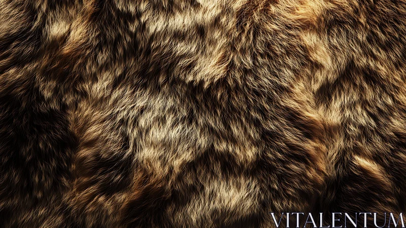 Realistic Animal Fur Texture in Warm Brown and Golden Tones.