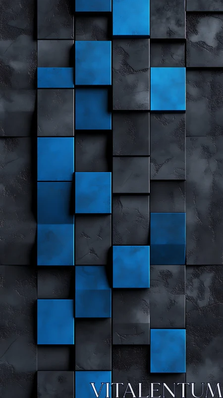 Midnight cobalt tiles quietly rearrange the urban night