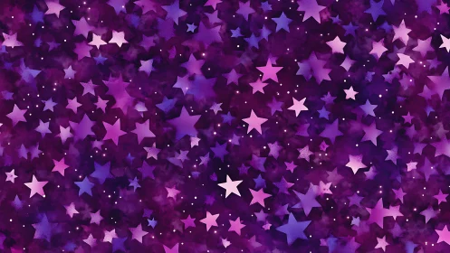 Velvet cosmos scatters sugar-bright violet paper stars