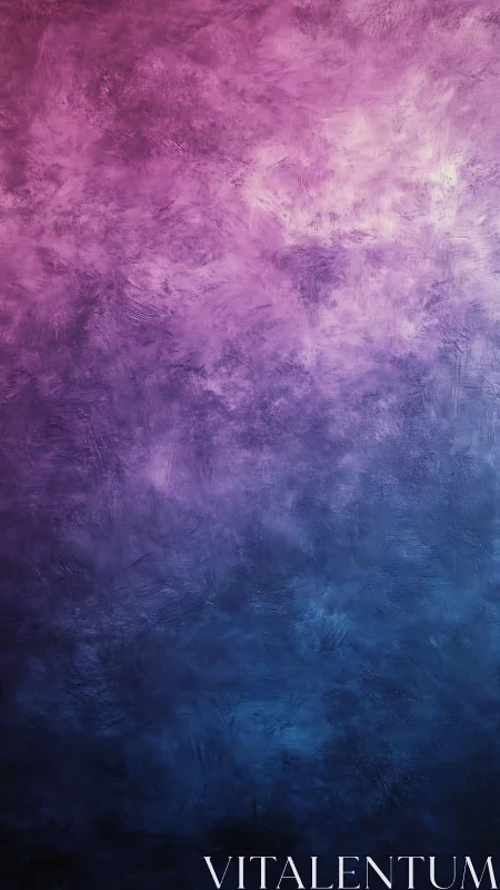 Twilight brushstrokes melting from rose dusk to midnight blue.