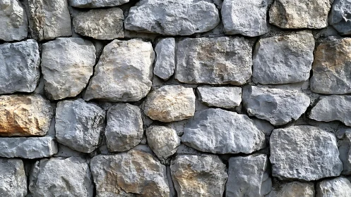 Rough Stone Wall Texture in Natural Rustic Style.