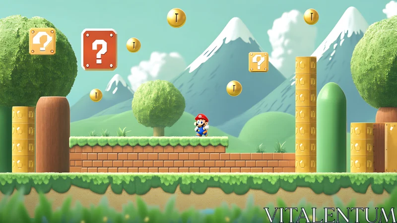 Playful platform hero in a bright, bouncy green world.