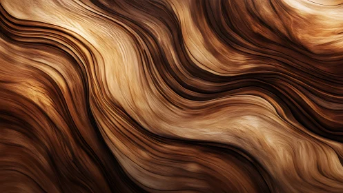Liquid grain currents in a swirling caramel wood dream.