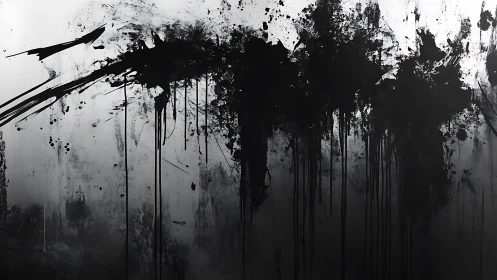 Bold ink storms drift across a moody monochrome sky