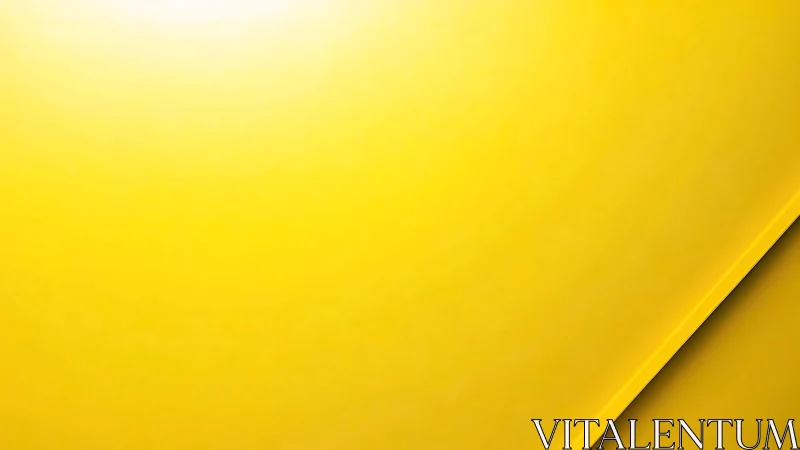 Monochrome yellow gradient plane with diagonal structural edge.