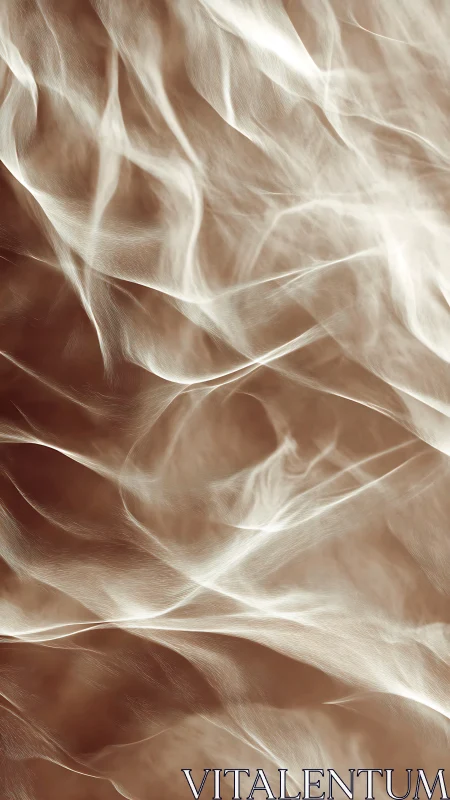 Ethereal beige smoke flows in soft, layered motion.