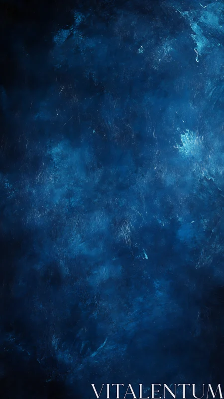 Deep indigo abstract texture evokes night sky mystery