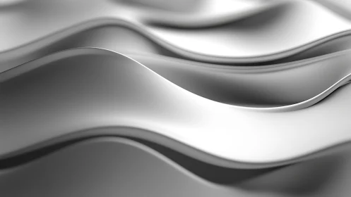 Smooth metallic wave surfaces form layered parametric geometry
