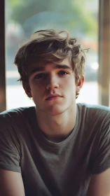 Soft backlit portrait emphasizes shallow depth and diffuse bokeh