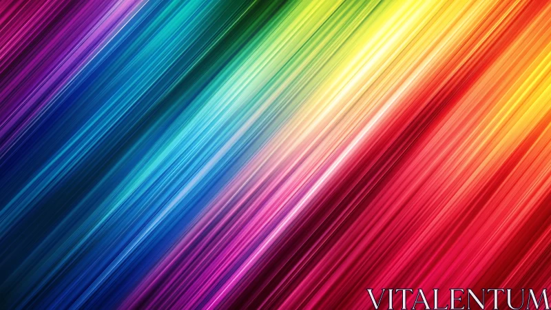 Diagonal multicolor light streaks across gradient spectrum.