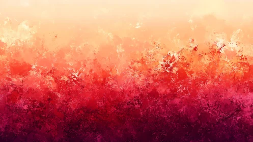 Crimson abstract gradient ignites textured sunset horizon.