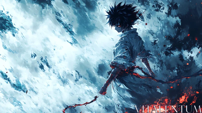 Storm-torn prodigy walks the edge where ocean ignites