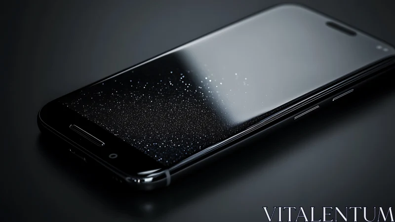 Modern Device Glowing with Digital Magic.