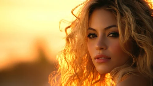 Sunlit portrait showcases warm rim lighting and shallow depth-of-field