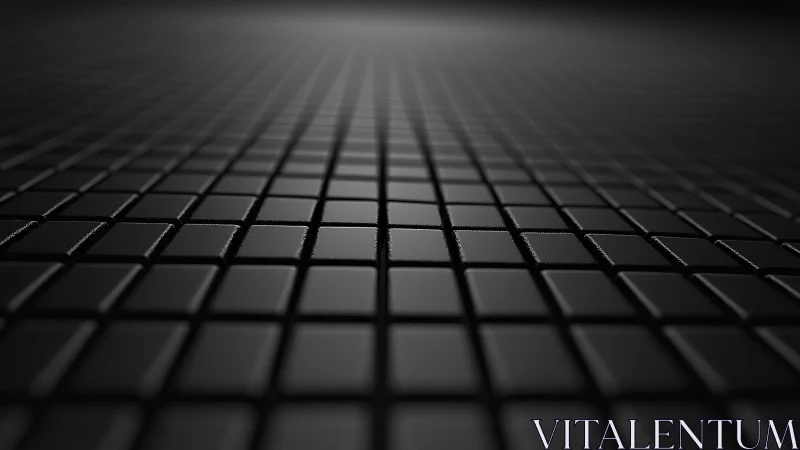 Endless Midnight Grid Breathing In Soft Metallic Silence.