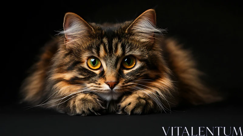 Meet This Striking Tabby Cat With Mesmerizing Golden Eyes