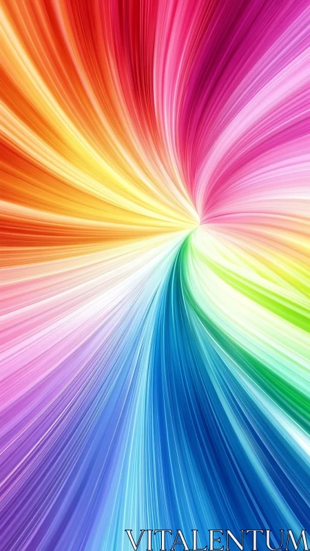 Chromatic Warpstream Spiraling Through Neon Daydreams.