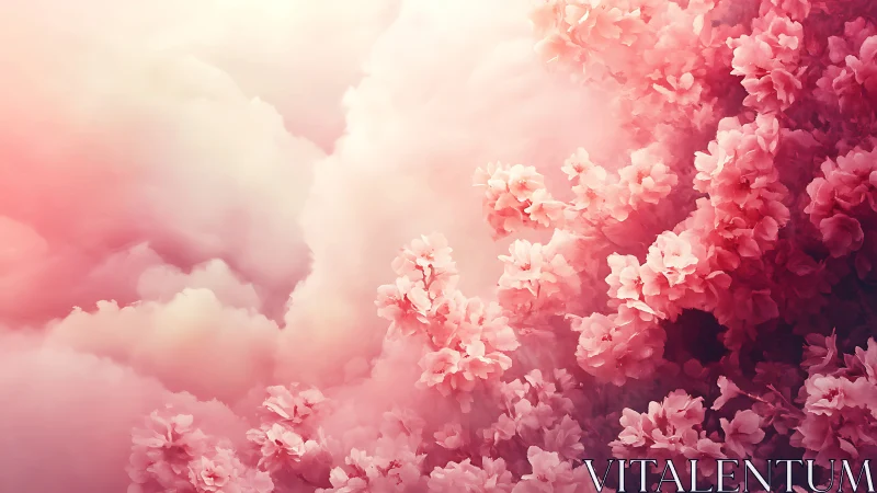 Blooming Pink Peonies Dancing Through Soft, Dreamy Light