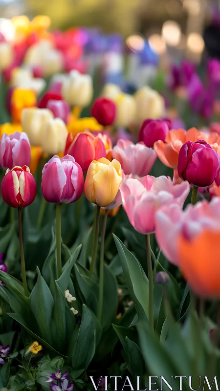 Velvet Petals Dare to Bloom: Spring's Chromatic Rebellion.