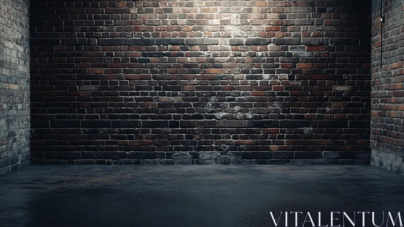 Brickwork stage waits quietly for stories and shadows