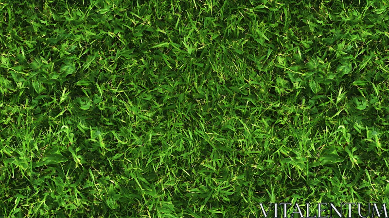 Dense green grass texture under bright daylight illumination.