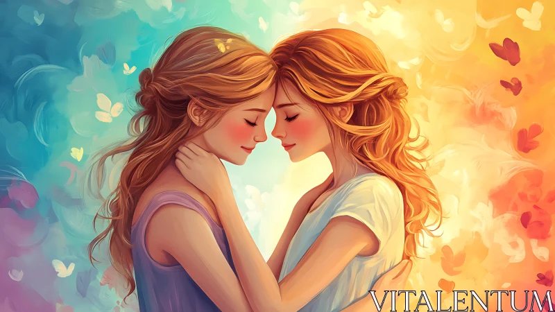 Two Souls Connected: A Beautiful Moment of Tenderness.