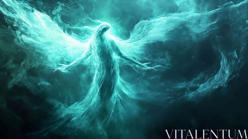 Volumetric spectral entity formed from luminescent vortical plumes.