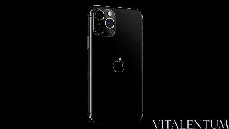 Midnight Smartphone Strikes a Sleek Silhouette Against Obsidian