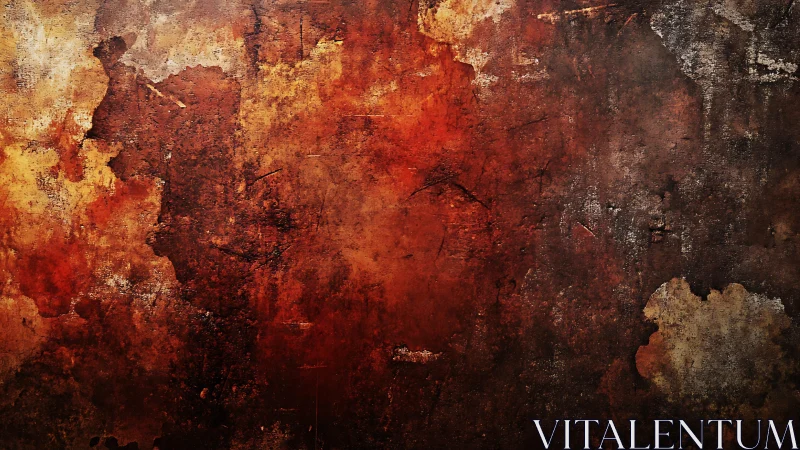 Grunge Rust Texture with Warm Earthy Tones and Abstract Style.