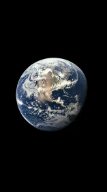 Satellite viewpoint isolates Earth against deep cosmic void