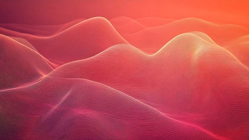 Parametric wavefield landscape in luminous gradient mesh.