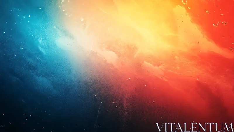 Bicolor nebula gradient with luminous warm cool contrast.