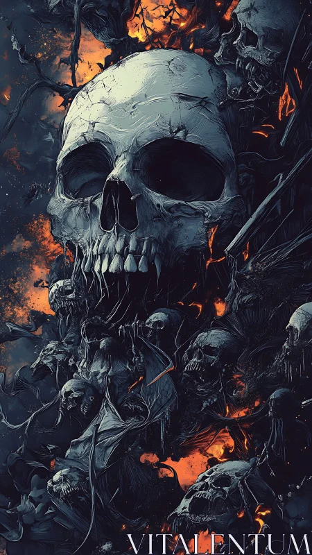 Skullstorm Rising in Ember-Torn Shadows of the Abyss.