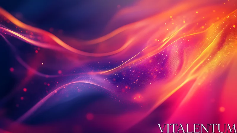 Abstract light waves form layered gradient surfaces with particles